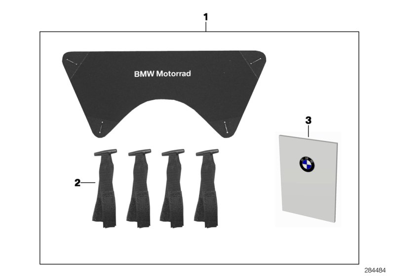 Разделительная сетка для багажника для BMW K19 C 650 GT 16 (0C05, 0C15) 0 (схема запчастей)