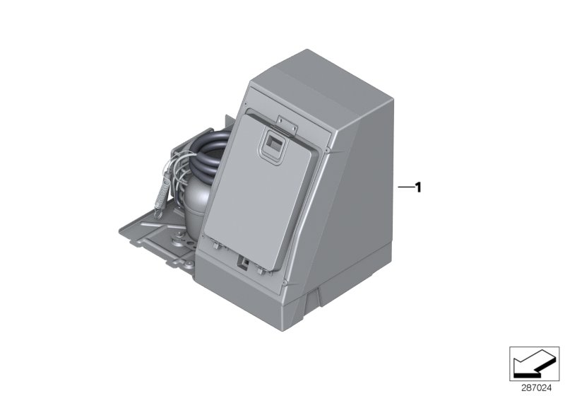 К-т дооснащения: холодильник для ROLLS-ROYCE RR4 Ghost EWB N74R (схема запчастей)