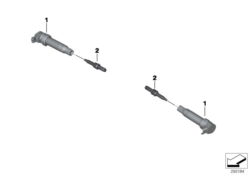 Катушка зажигания/свеча зажигания для MOTO K51 R 1200 GS Adve. (0A02, 0A12) 0 (схема запчастей)