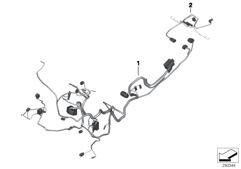 Основной жгут проводов, т/с спец.назн. для MOTO K72 F 800 GS 17 (0B07, 0B17) 0 (схема запчастей)