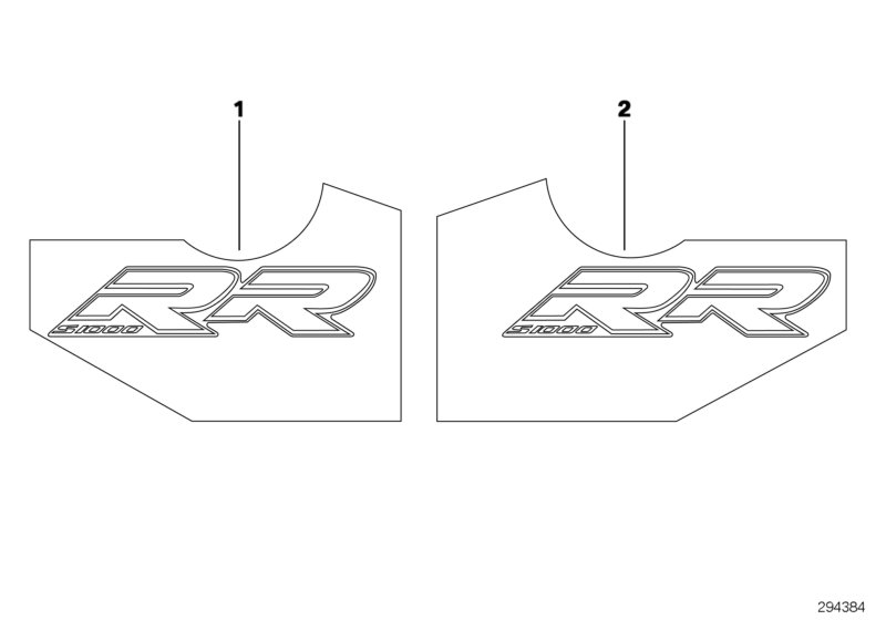Наклейка для BMW K46 S 1000 RR 12 (0524,0534) 0 (схема запчастей)