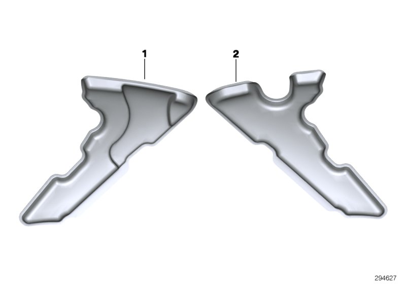 Зукопоглощ.элем.бок.части облицовки Пд для BMW K19 C 650 GT (0133, 0134) 0 (схема запчастей)