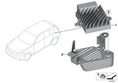 Active Sound Design для BMW F32 420dX B47 (схема запасных частей)