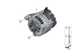 генератор для BMW F36N 430dX N57N (схема запасных частей)