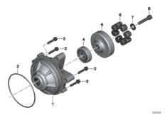 Привод генератора для BMW K40 K 1200 S (0581,0591) 0 (схема запасных частей)