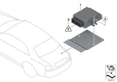 ЭБУ топливного насоса для BMW RR4 Ghost N74R (схема запасных частей)
