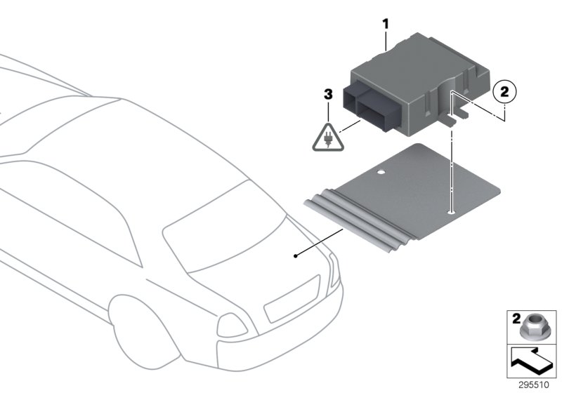 ЭБУ топливного насоса для BMW RR5 Wraith N74R (схема запчастей)