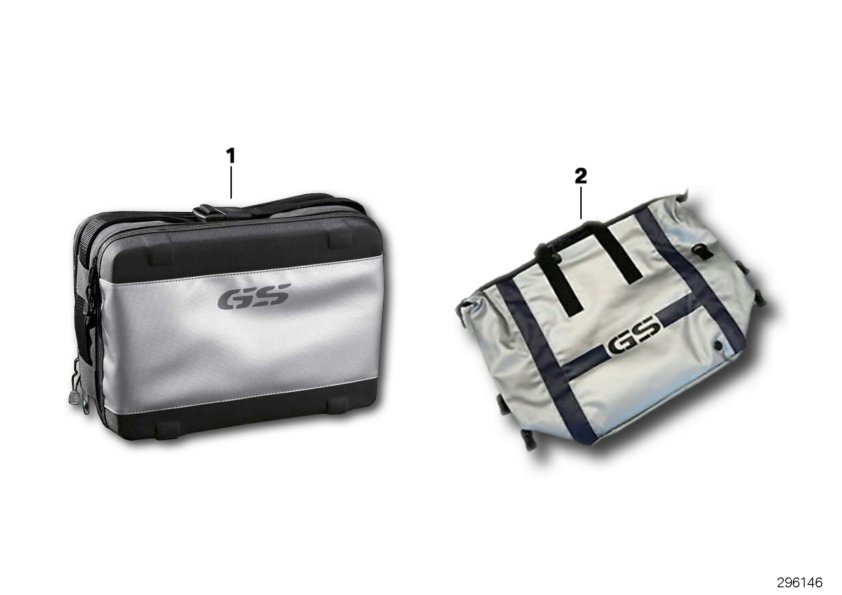 Чехол для чемод./верхнего контейнера для MOTO K75 F 800 GS Adve. 16 (0B55, 0B65) 0 (схема запасных частей)