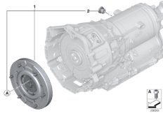 GA8P70H, гаситель крутильных колебаний для BMW F30 Hybrid 3 N55 (схема запасных частей)