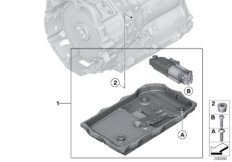 GA8P70H, масляный электронасос для BMW F02N Hybrid 7L N55 (схема запасных частей)