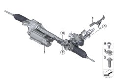 Электрическое рулевое управление для BMW F01N 760i N74 (схема запасных частей)