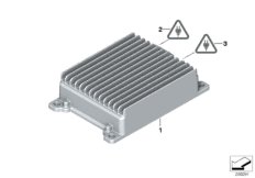Модуль зарядки АКБ / BCU150 для BMW F07N 550iX 4.4 N63N (схема запасных частей)
