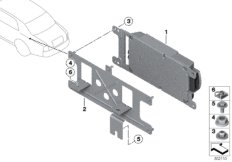 Combox Media для ROLLS-ROYCE RR2N Drophead N73 (схема запасных частей)