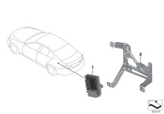 Active Sound Design для BMW F06N 640dX N57Z (схема запасных частей)