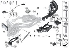 Дополнительные элементы для BMW E89 Z4 30i N52N (схема запасных частей)