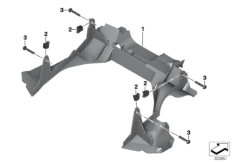 Перегородка вилки для BMW K51 R 1200 GS Adve. (0A02, 0A12) 0 (схема запасных частей)