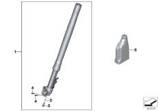 Телескопическая вилка для MOTO K72 F 800 GS 17 (0B07, 0B17) 0 (схема запасных частей)