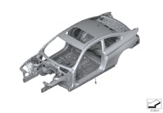 Каркас кузова для BMW F32 430iX B48 (схема запасных частей)