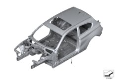 Каркас кузова для BMW F21 114i N13 (схема запасных частей)