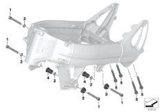 Подвеска двигателя для MOTO K71 F 800 GT (0B03, 0B13) 0 (схема запасных частей)