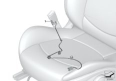Жгут проводов сиденья для BMW R61 Cooper D ALL4 1.6 N47N (схема запасных частей)