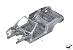 Каркас кузова для BMW F33 430iX B48 (схема запасных частей)