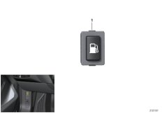 Выключатель разблокировки топл.бака для BMW I01N i3 120Ah Rex XB4 (схема запасных частей)
