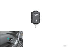 Выключатель центрального замка для BMW I01 i3 60Ah Rex IB1 (схема запасных частей)