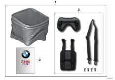 Сумка на топливный бак для BMW K71 F 800 GT (0B03, 0B13) 0 (схема запасных частей)