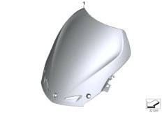 Ветрозащитный щиток, тонированный для MOTO K71 F 800 GT (0B03, 0B13) 0 (схема запасных частей)
