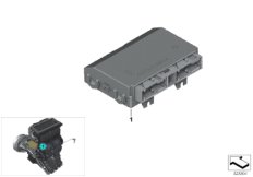 ЭБУ кондиционера для MINI F54 Cooper SD ALL4 B47 (схема запасных частей)