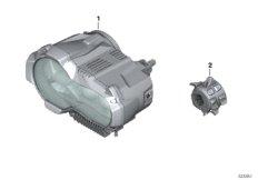 Дооснащение светодиодными фарами для BMW K51 R 1200 GS Adve. (0A02, 0A12) 0 (схема запасных частей)