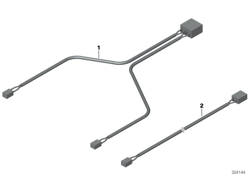 Ремонтные пучки проводов для BMW R59 Coop.S JCW N18 (схема запчастей)