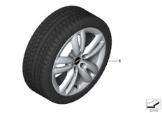 Spike/SC колесо в сб.зим. диз. 501-17" для BMW F56 JCW B48D (схема запасных частей)
