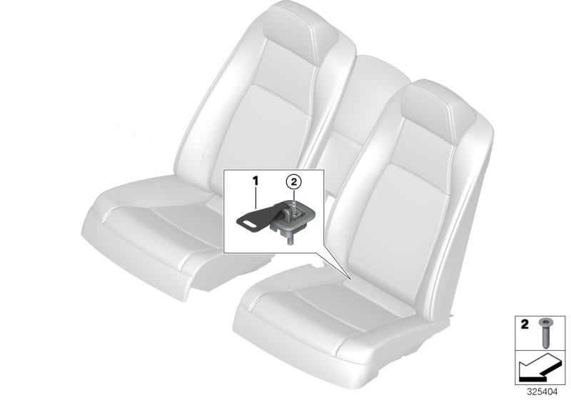 Сист.быстрого крепления детского сид. для BMW RR5 Wraith N74R (схема запчастей)