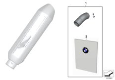 Вставка глушителя для BMW K42 HP4 (0D01, 0D11) 0 (схема запасных частей)