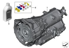 АКПП GA8HP45Z для BMW F02N 730Li N52N (схема запасных частей)