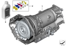 АКПП GA8HP70Z - привод на все колеса для BMW F15 X5 50iX 4.4 N63N (схема запасных частей)