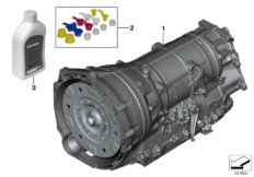 АКПП GA8HP70Z - привод на все колеса для BMW F13N 640dX N57Z (схема запасных частей)