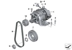 генератор для BMW K26 R 900 RT 05 SF (0367,0387) 0 (схема запасных частей)