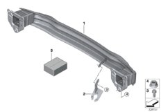 Дооснащение подг.под задний кронштейн для BMW R60 Cooper S ALL4 N18 (схема запасных частей)