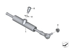 Амортизатор рулевого управления для BMW K48 K 1600 GTL 17 (0F02, 0F12) 0 (схема запасных частей)