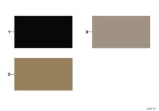 Стр.с образцами, цвета отделки салона для BMW F30 330dX N57N (схема запасных частей)