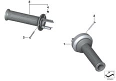 Ручки руля для MOTO K47 S 1000 R 17 (0D52, 0D62) 0 (схема запасных частей)