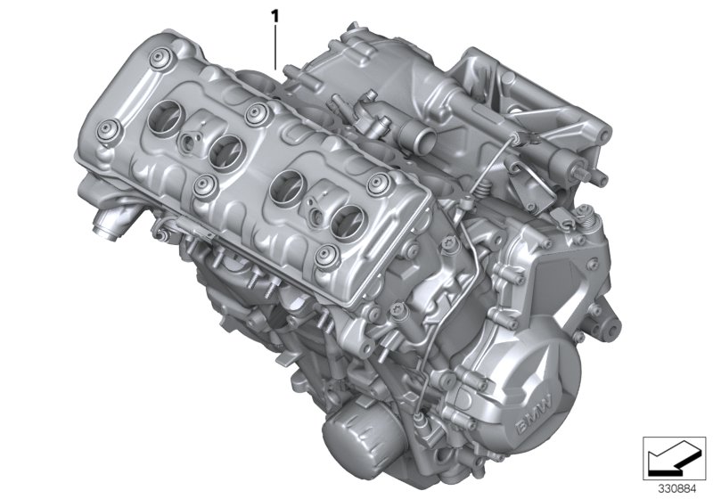 Пакет повыш. мощности HP Race 1 для BMW K42 HP4 (0D01, 0D11) 0 (схема запчастей)