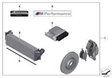 Пакет Power Kit для BMW F10N 530dX N57N (схема запасных частей)