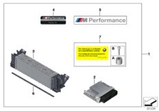 Power Kit без улучшения тормозов для BMW F33N 420d B47 (схема запасных частей)