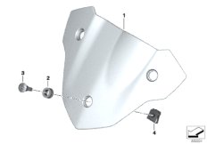 Ветрозащитный щиток для MOTO K47 S 1000 R 17 (0D52, 0D62) 0 (схема запасных частей)