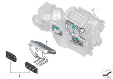 Нагревательный элемент для BMW F16 X6 50iX 4.4 N63N (схема запасных частей)