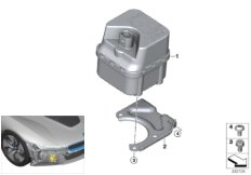 Автомобильный звукогенератор для BMW I15 i8 B38X (схема запасных частей)
